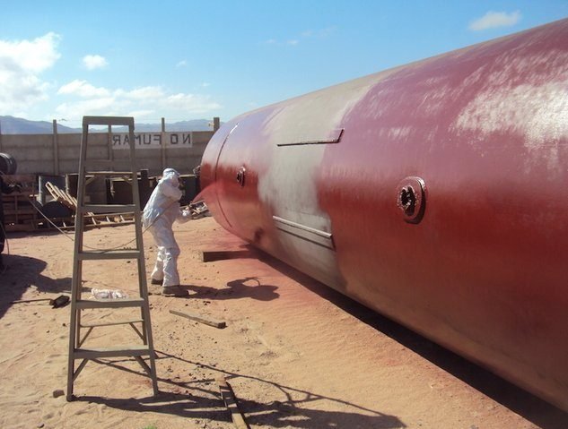 Proceso de arenado industrial con chorro abrasivo – ArePlat La Plata Buenos Aires